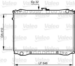 Теплообменник (VALEO: 731188)