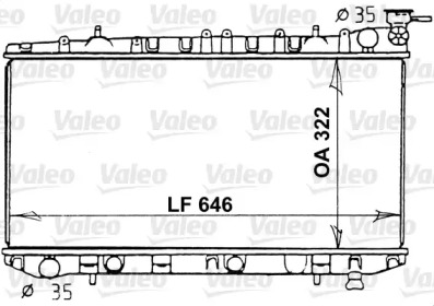 Теплообменник (VALEO: 731202)