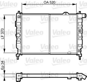 Теплообменник (VALEO: 731217)