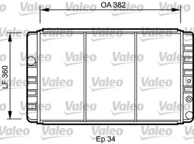 Теплообменник (VALEO: 731248)