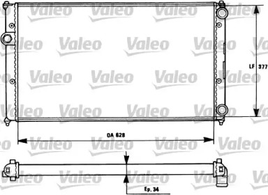 Теплообменник (VALEO: 731265)