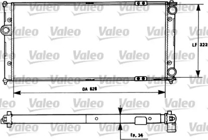 Теплообменник (VALEO: 731266)