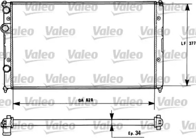 Теплообменник (VALEO: 731267)