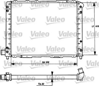 Теплообменник (VALEO: 731276)