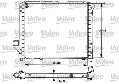 Теплообменник (VALEO: 731281)