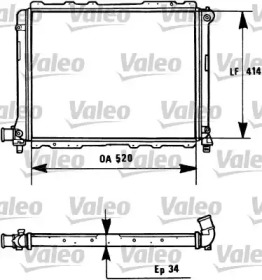 Теплообменник (VALEO: 731282)