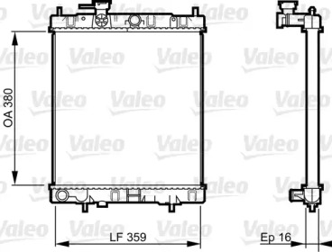 Теплообменник (VALEO: 731287)