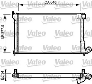 Теплообменник (VALEO: 731289)