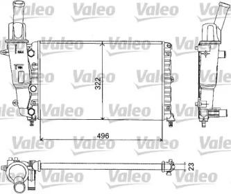 Теплообменник (VALEO: 731375)