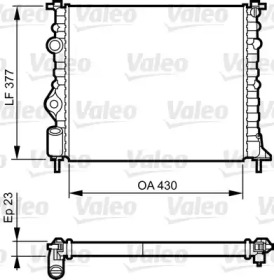 Теплообменник (VALEO: 731378)