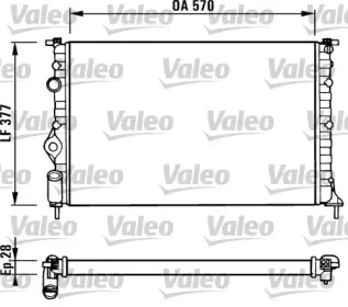 Теплообменник (VALEO: 731379)