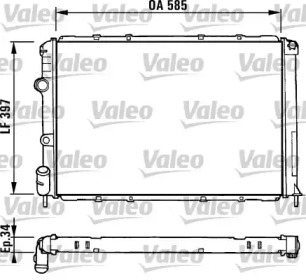 Теплообменник (VALEO: 731380)