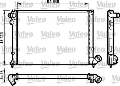 Теплообменник (VALEO: 731381)