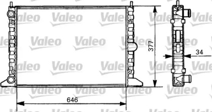 Теплообменник (VALEO: 731385)