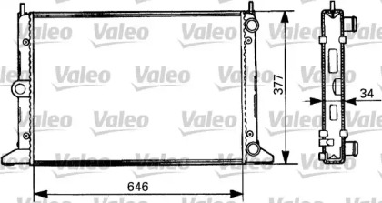 Теплообменник (VALEO: 731386)