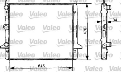 Теплообменник (VALEO: 731387)