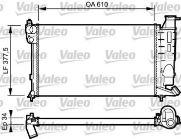 Теплообменник (VALEO: 731389)