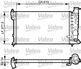 Теплообменник (VALEO: 731391)