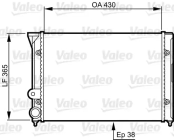 Теплообменник (VALEO: 731401)