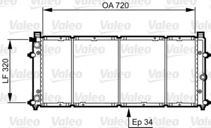 Теплообменник (VALEO: 731411)