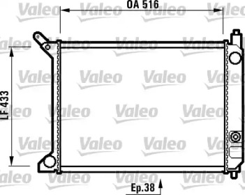 Теплообменник (VALEO: 731413)