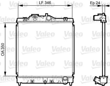 Теплообменник (VALEO: 731434)