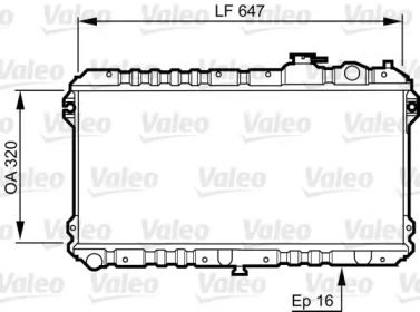 Теплообменник (VALEO: 731437)