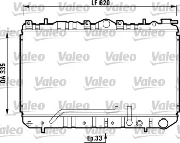 Теплообменник (VALEO: 731454)