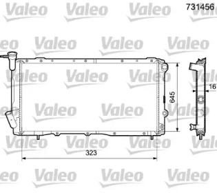 Теплообменник (VALEO: 731456)