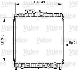 Теплообменник (VALEO: 731458)