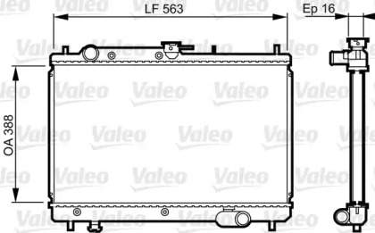 Теплообменник (VALEO: 731461)