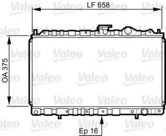 Теплообменник (VALEO: 731462)