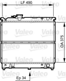 Теплообменник (VALEO: 731463)