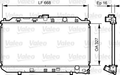 Теплообменник (VALEO: 731467)