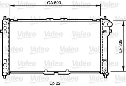 Теплообменник (VALEO: 731472)