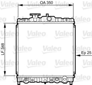 Теплообменник (VALEO: 731474)