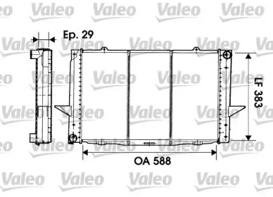 Теплообменник (VALEO: 731477)