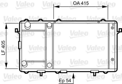 Теплообменник (VALEO: 731491)