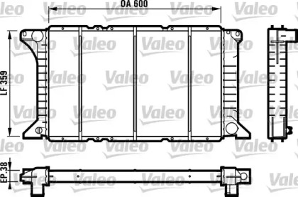 Теплообменник (VALEO: 731492)