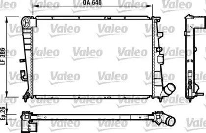 Теплообменник (VALEO: 731496)