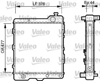 Теплообменник (VALEO: 731505)