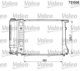 Теплообменник (VALEO: 731508)