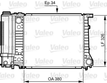 Теплообменник (VALEO: 731509)