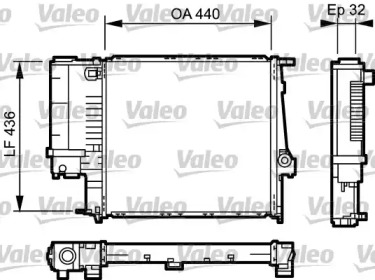 Теплообменник (VALEO: 731511)