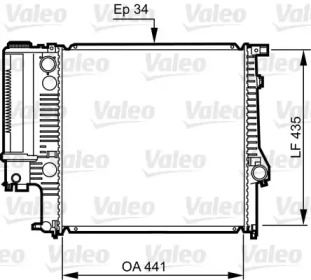 Теплообменник (VALEO: 731512)