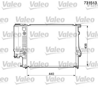 Теплообменник (VALEO: 731513)