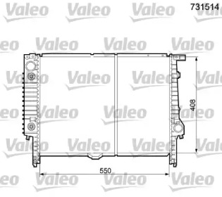 Теплообменник (VALEO: 731514)