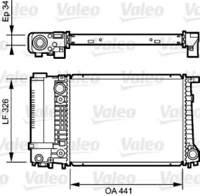 Теплообменник (VALEO: 731520)