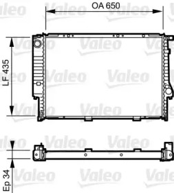 Теплообменник (VALEO: 731523)