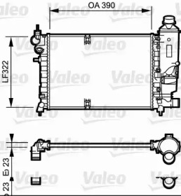 Теплообменник (VALEO: 731528)